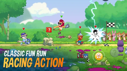 Gameplay screenshot 1 from Fun Run 4: Realtime PvP Race - Racing game